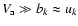 $V_{\rm a} \gg b_k \approx u_k$