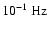 $10^{-1}~{\rm Hz}$