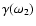 $\gamma (\omega _2)$