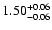 $\rm 1.50^{+0.06}_{-0.06}$