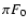 $\pi F_0$
