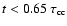 $t < 0.65 ~\tau_{\rm cc}$