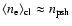$\langle n_{\rm e} \rangle_{\rm cl} \approx
n_{\rm psh}$
