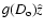 $g(D_{\rm o})\hat{z}$