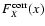 $F_{X}^{\rm corr}(x)$