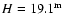 $H = 19.1^{\rm m}$