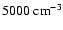 $ 5000~\rm cm^{-3}$