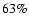 $63\%$