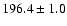 $196.4\pm 1.0$