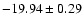 $-19.94\pm0.29$