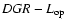 $DGR-L_{\rm op}$