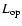 $L_{\rm op}$