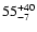 $ 55^{\rm +40}_{-7}$