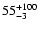 $ 55^{\rm +100}_{-3}$