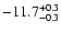 $ -11.7^{\rm +0.3}_{-0.3}$