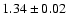 $1.34\pm0.02$