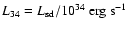 $L_{34}=L_{\rm sd}/10^{34}~{\rm erg~s^{-1}}$