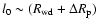$l_0 \sim (R_{\rm wd}+\Delta R_{\rm p})$
