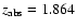 $z{_{\rm abs}} = 1.864$