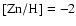 $\rm [Zn/H] = -2$