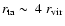 $r_{\rm ta}\sim~ 4~r_{\rm vir}$