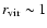 $r_{\rm vir}\sim 1$