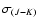 $\sigma_{(J-K)}$