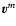 ${\vec v}_{}^m$