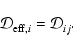 \begin{displaymath}{\cal D}_{{\rm eff},i}^{} = {\cal D}_{ij}^{}.
\end{displaymath}