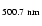 $_{\rm 500.7~nm}$