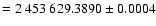 $=2~453~629.3890\pm0.0004$
