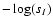 $-\log(s_I)$