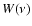 $W(\nu )$