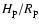$H_{\rm p}/R_{\rm p}$