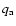 $q_{\rm a}$