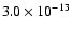 $3.0\times10^{-13}$