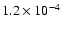 $1.2\times10^{-4}$