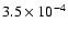 $3.5\times10^{-4}$
