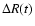 $\Delta R(t)$