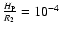 $\frac{H_{\rm P}}{R_2} = 10^{-4}$