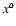 $x^\alpha$