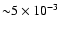 ${\sim}5 \times 10^{-3}$