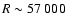 $R \sim 57~000$