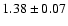 $1.38\pm0.07$