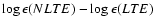 $\log{\epsilon}(NLTE)-\log{\epsilon}(LTE)$