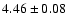 $4.46\pm0.08$