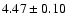 $4.47\pm0.10$