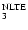 $_{3}^{\rm NLTE}$