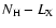 $N_{\rm H}-L_{\rm X}$