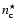 $n_{\rm c}^\star$
